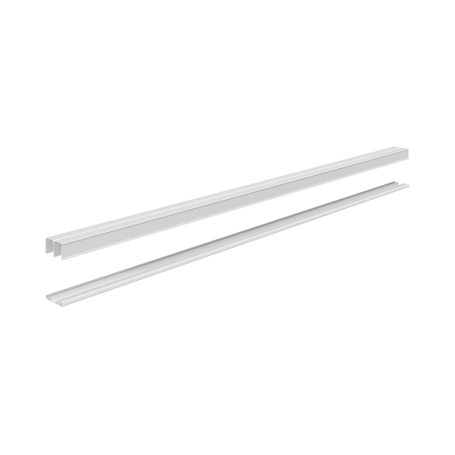 Lot de rails SPACEO blanc L.194 cm