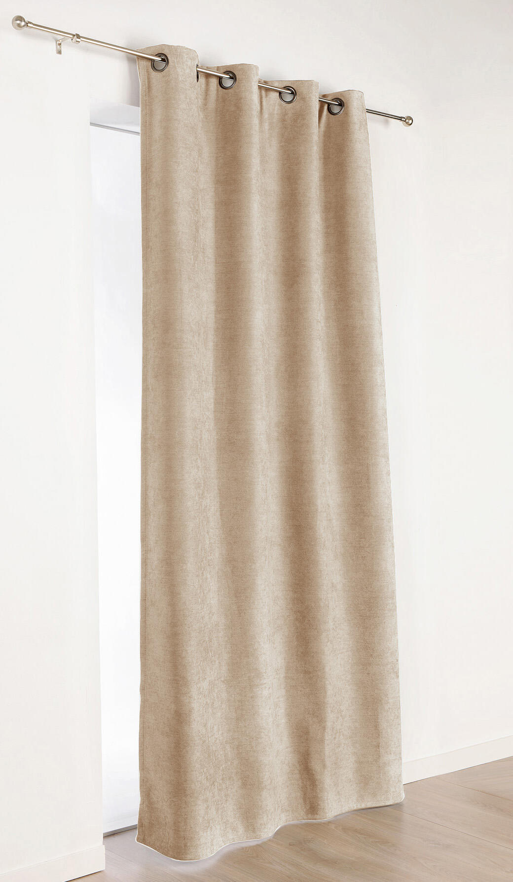 Rideau occultant thermique, Alaska, beige H.260 x l.140 cm - 3