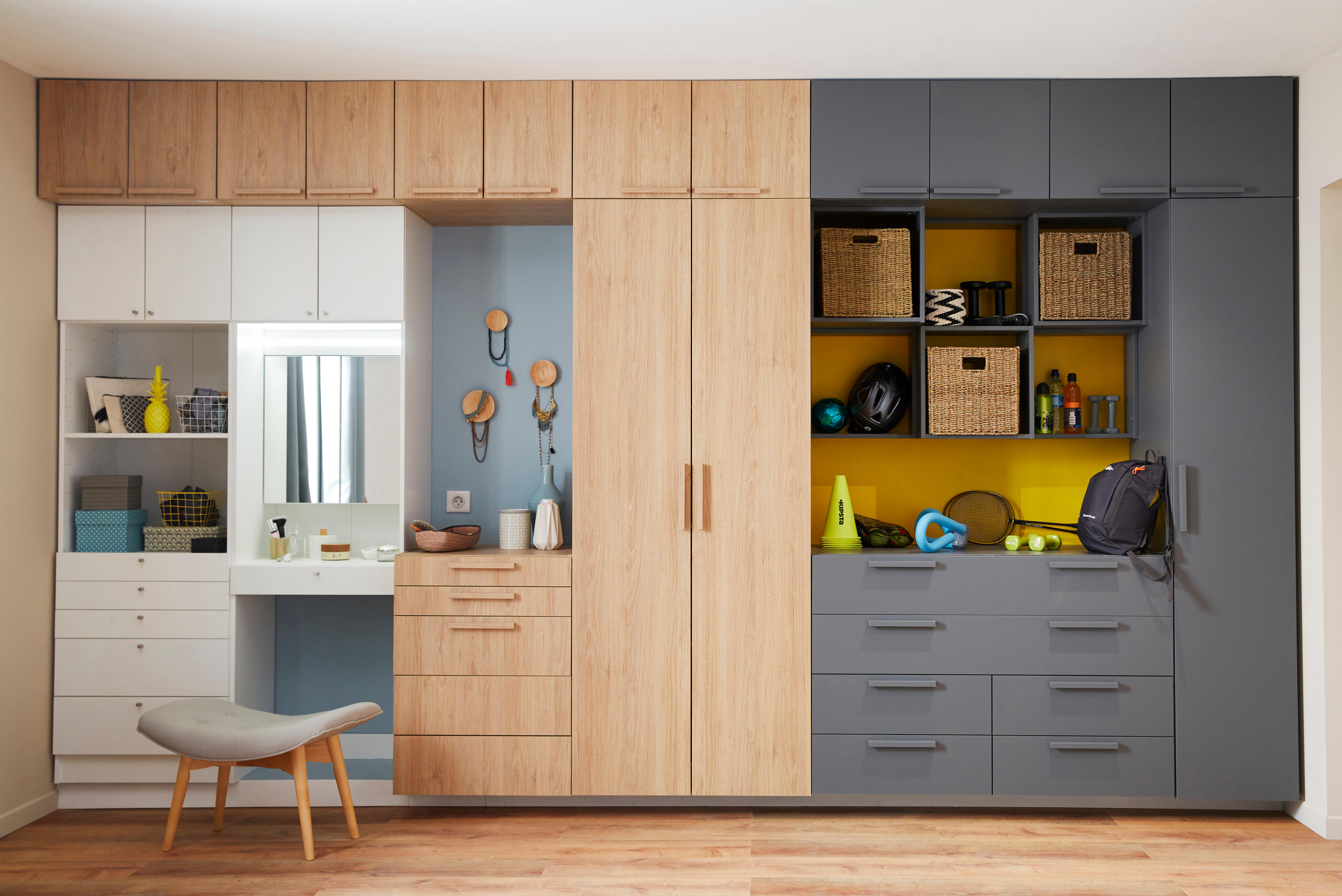 Portemanteau à visser blanc Zig zag CIME - 4