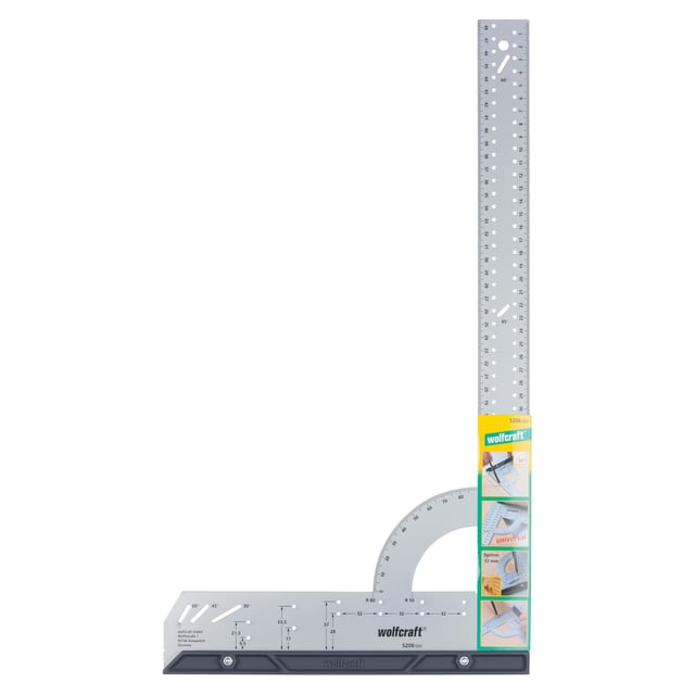 Equerre multifonction en acier WOLFCRAFT, 50 cm