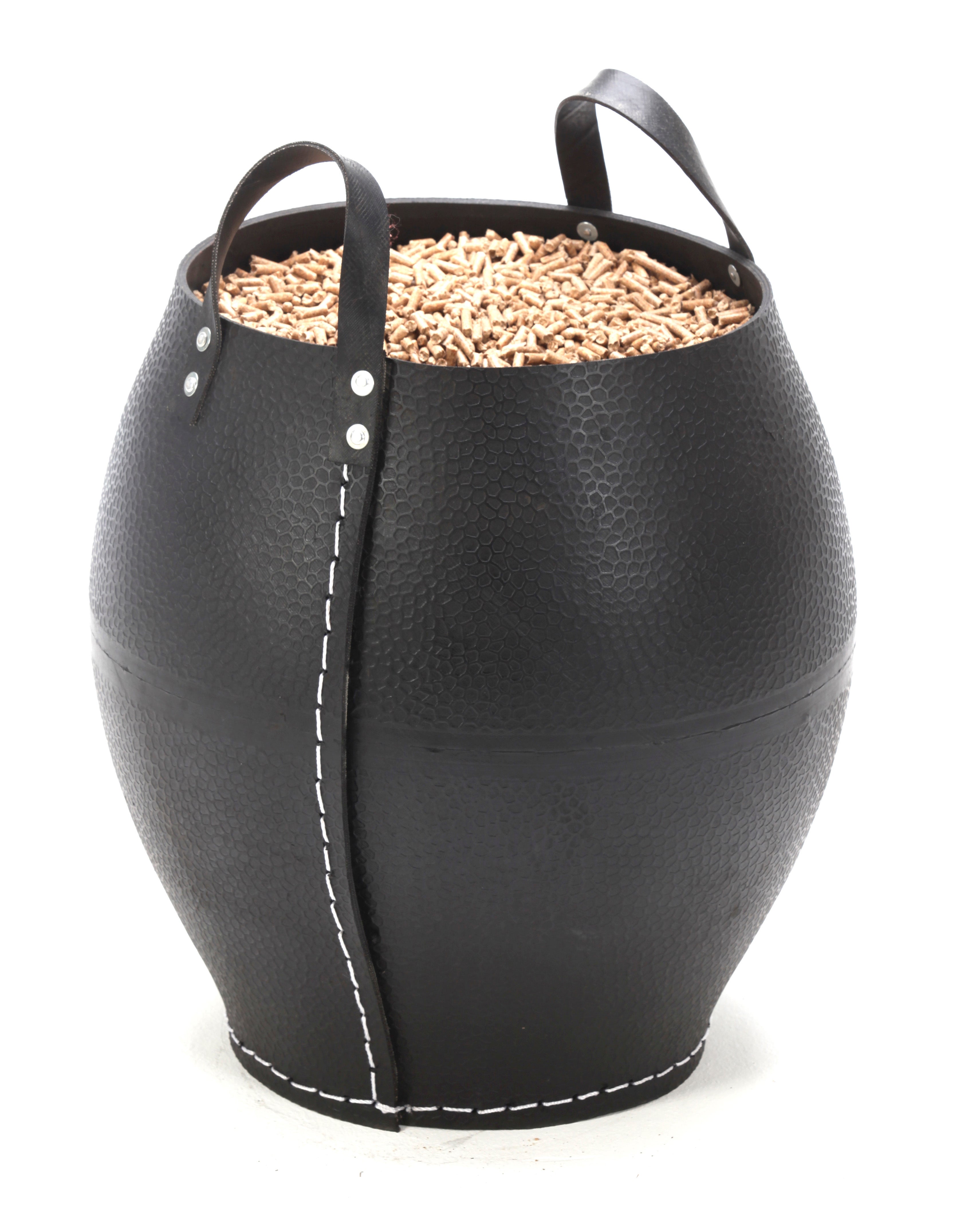 Panier à bûches noir DIXNEUF Naxos l.50 x H.50 cm - 8