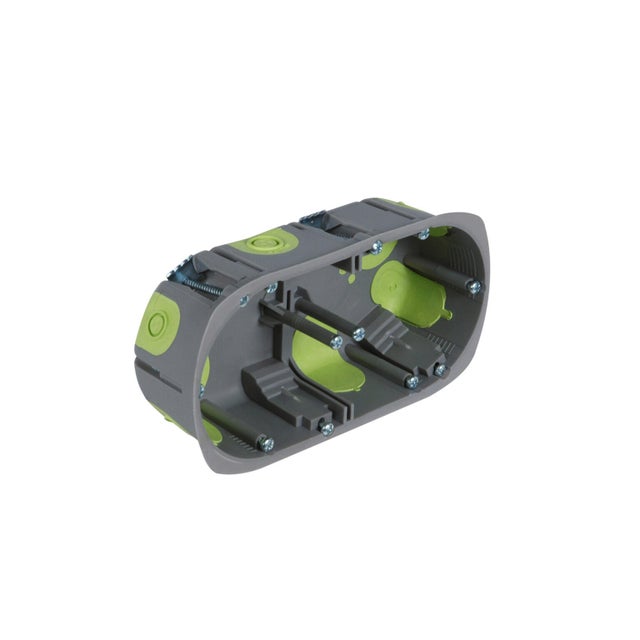 Boîte d'encastrement étanche à l'air, multicloison 2 poste(s), LEXMAN