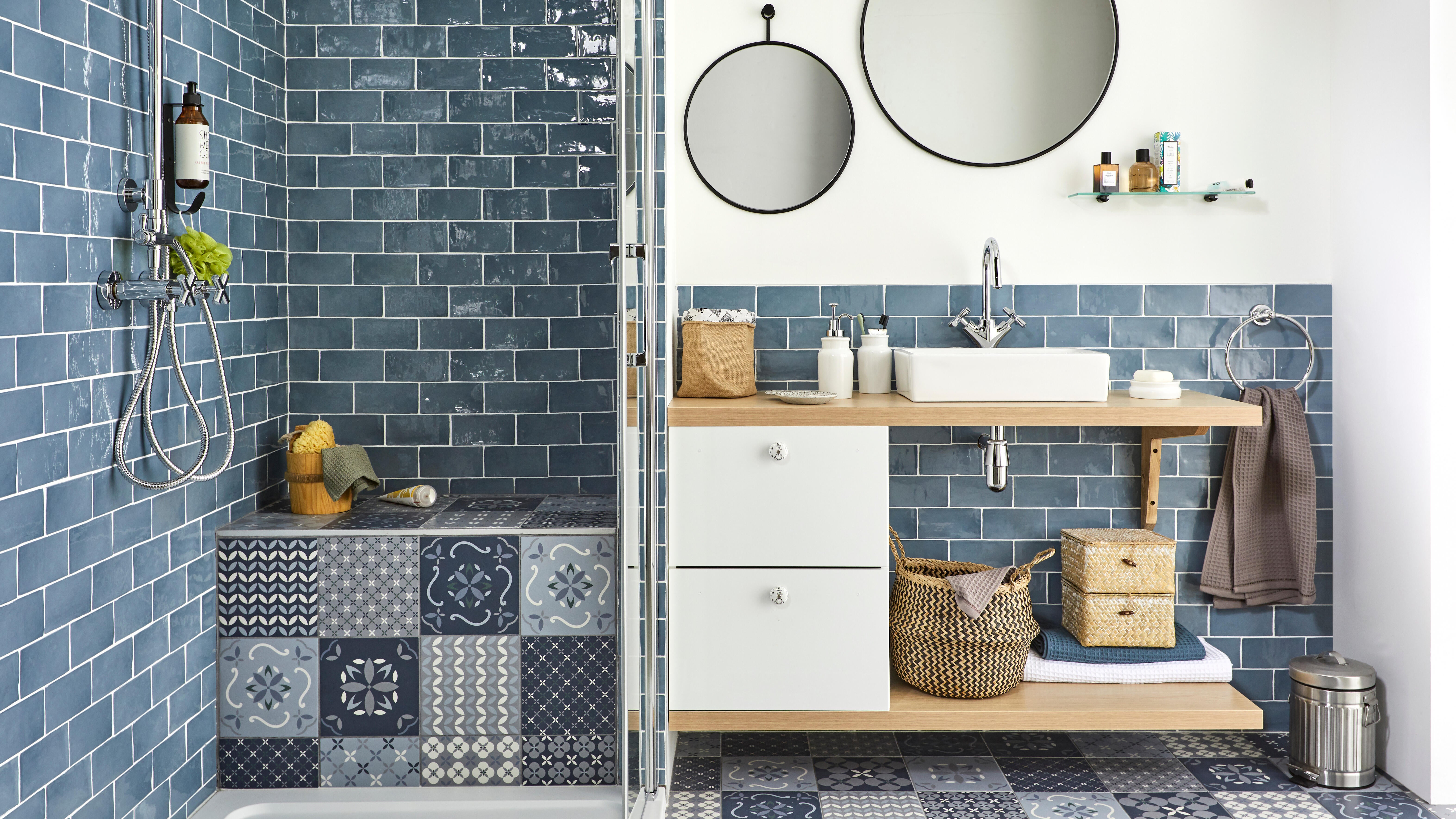 Panier en jonc de mer, cloche, Ethno zigzag, black n°0 - 4