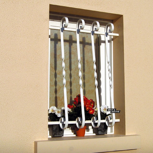 Grille de défense Provence, pour fenêtre dimension tableau l.100 x H.95 cm