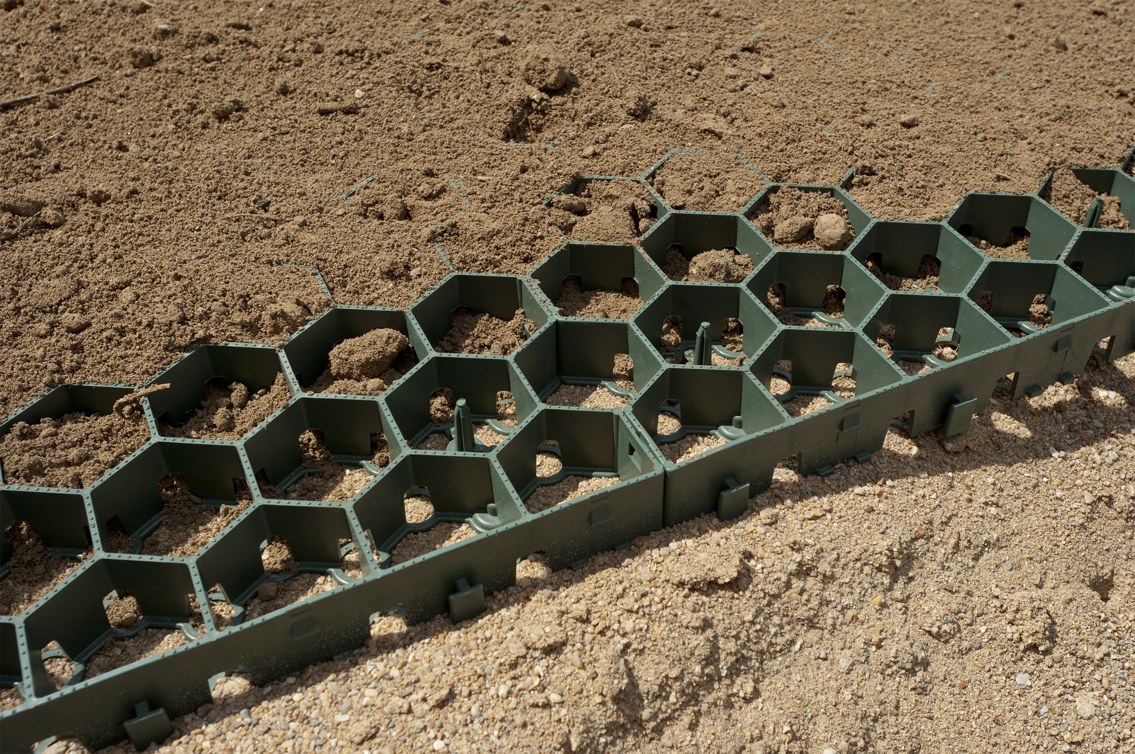 Plaque consolidation végétaux GREENPLAC® 100% Recyclée, vert, L.60xl.39xEp.4cm - 2