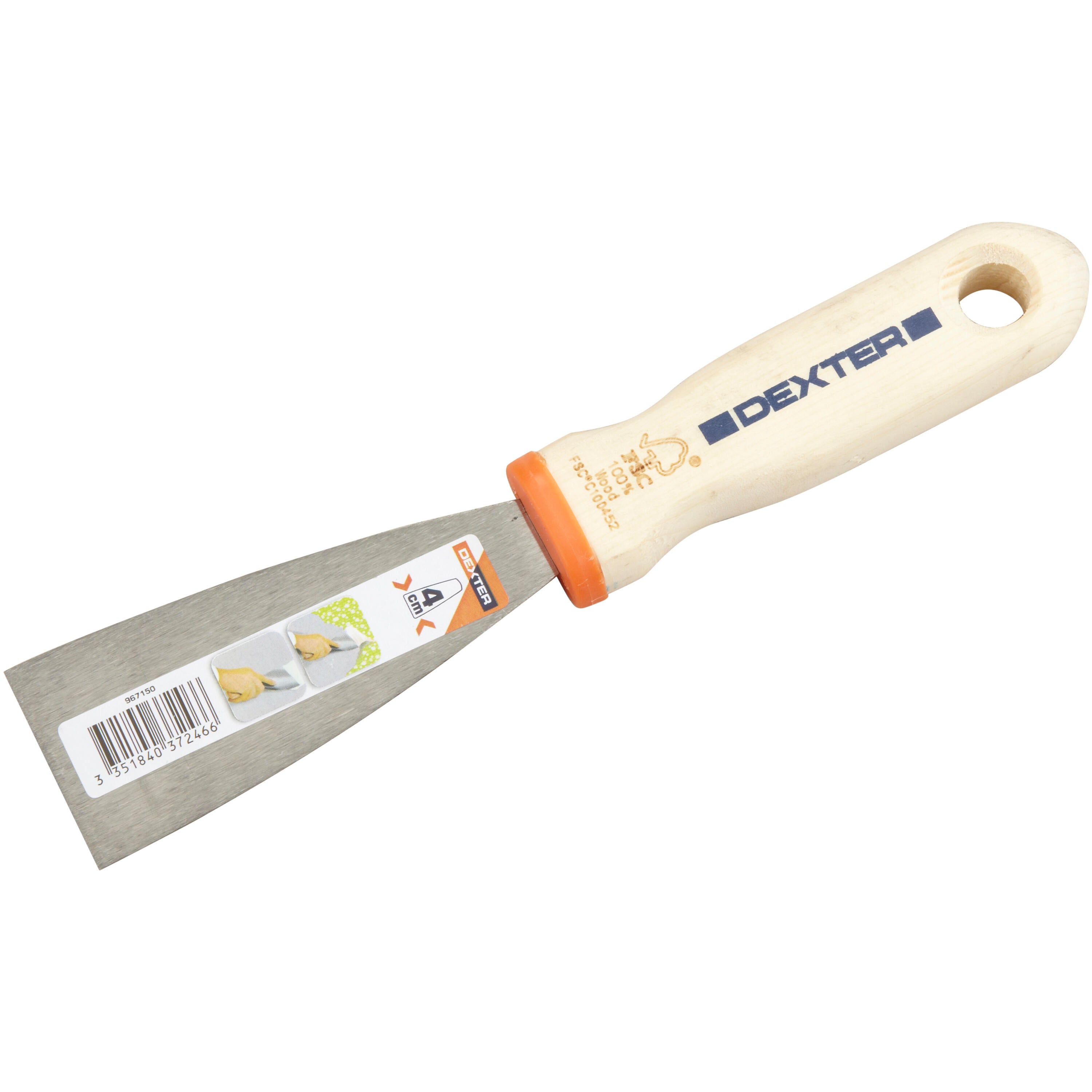 Couteau de peintre acier traité 4 cm - 2