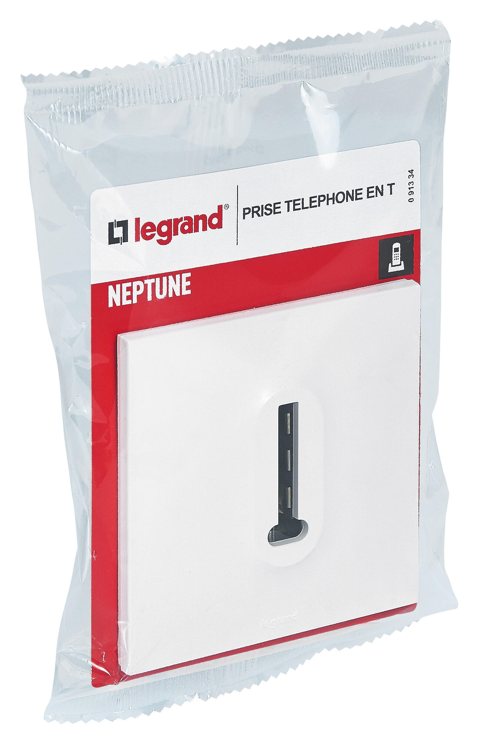 Prise téléphone Neptune, blanc, LEGRAND - 5