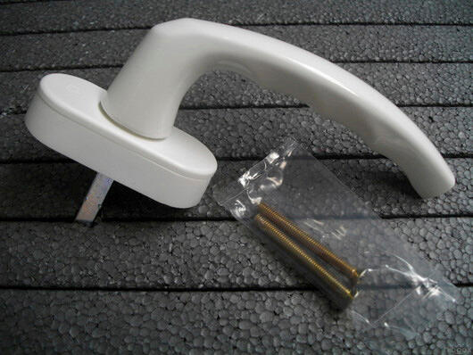 Poignée Atlanta Secustik sécurisée alu blanc pour Fenêtres PVC et aluminium - 4