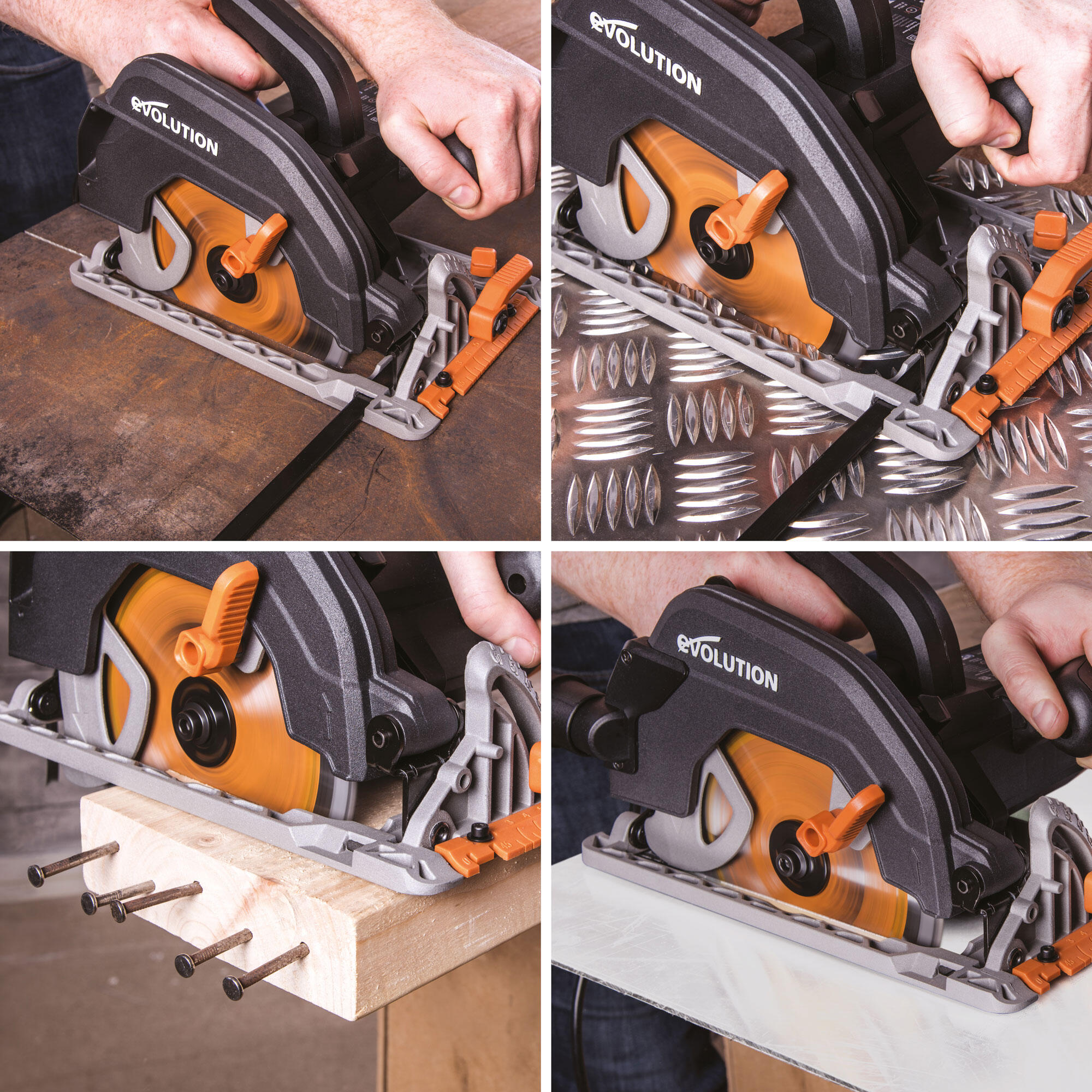 Scie circulaire filaire EVOLUTION, 1600 W, 185 mm, R185ccs - 4