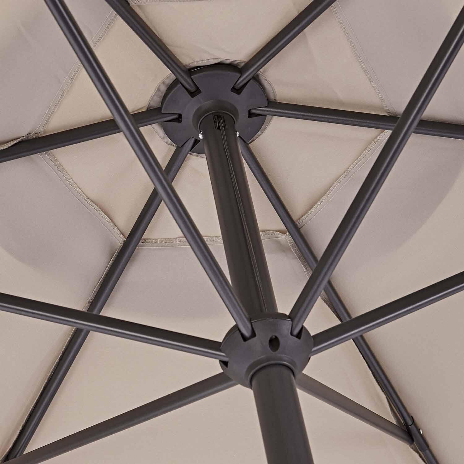 Parasol NATERIAL Avea taupe hexagonal - 5