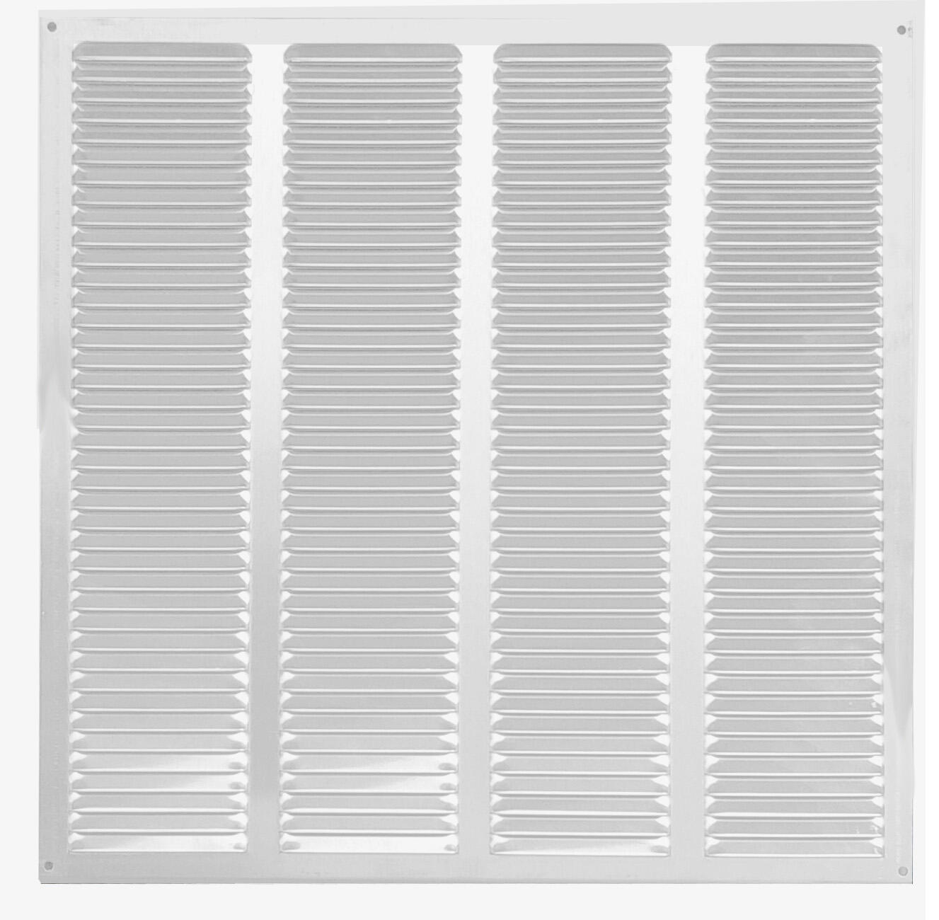 Grille D'aération Aluminium Anodisé, L.15 X L.15 Cm