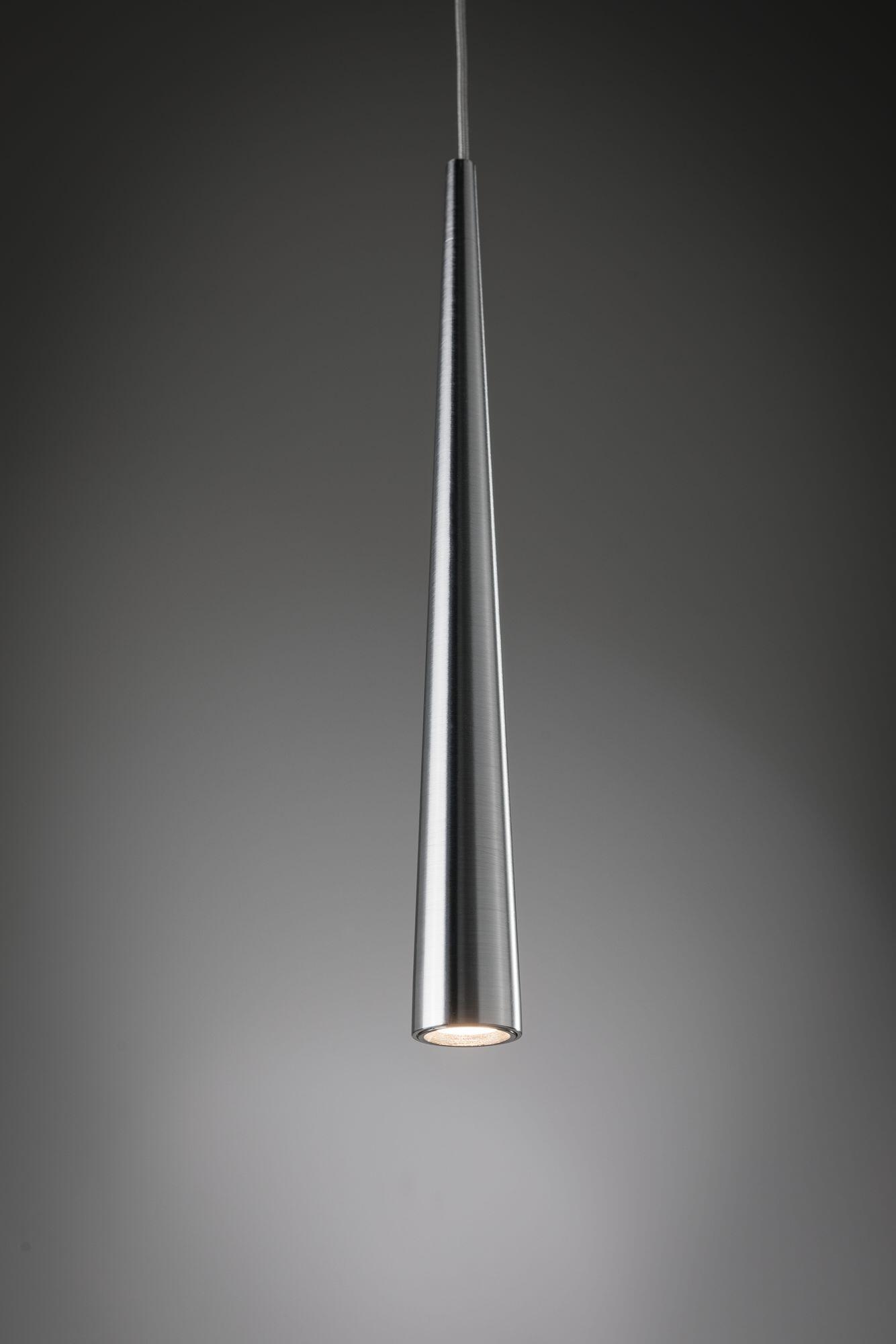 Suspension Gutta, acier, gris, Diam.3.3 cm LED - 5