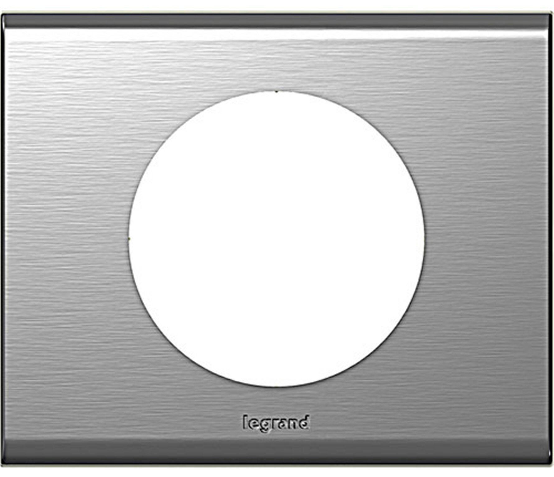 Prise de courant 2P+T surface LEGRAND Céliane complet inox brossé