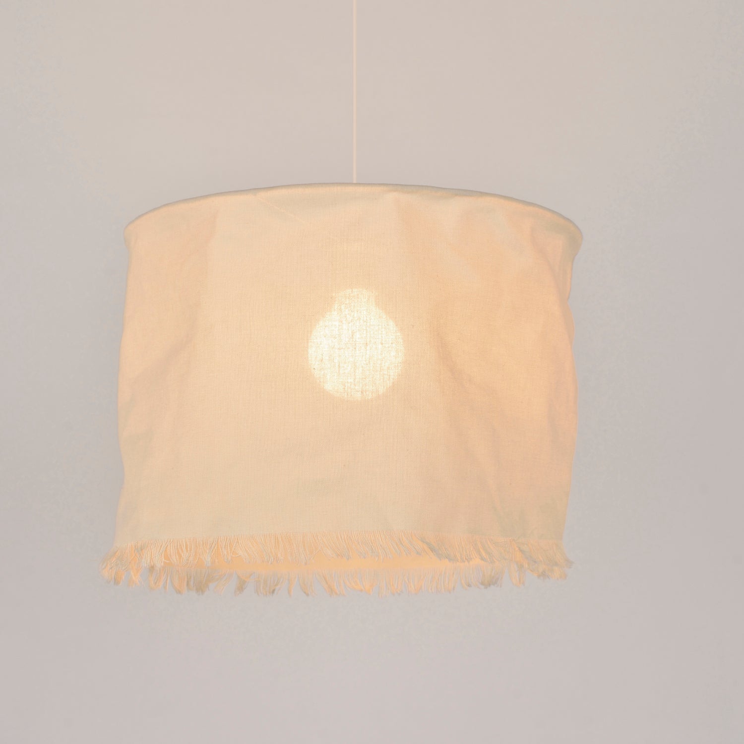 Suspension Linen lin, beige, Diam.38 cm, E27 - 2