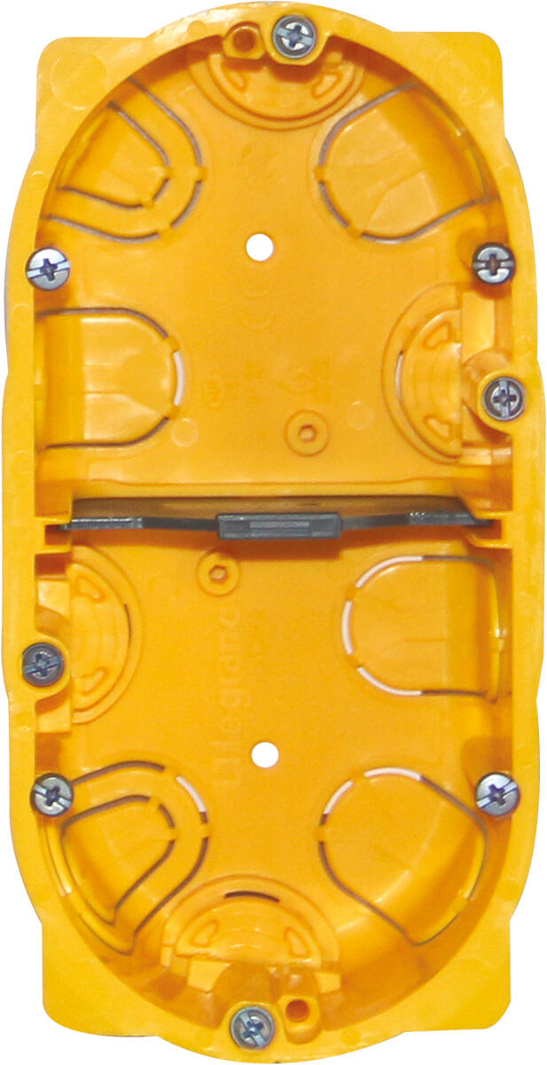 Boîte d'encastrement, cloison creuse 2 poste(s), LEGRAND