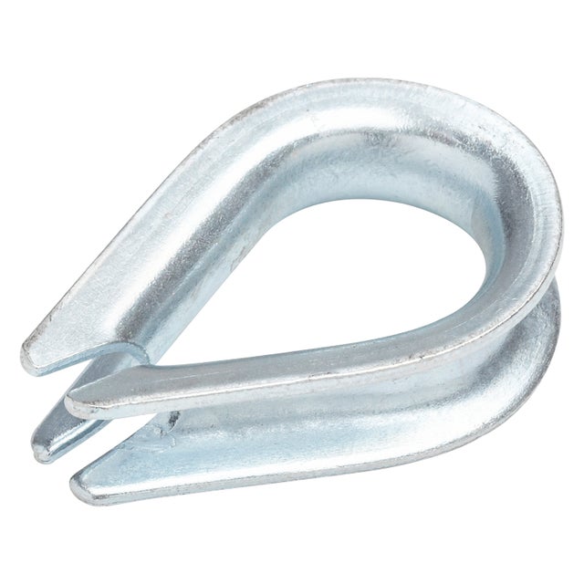 Cosse coeur acier zingué, STANDERS x L.125 x l.32 mm