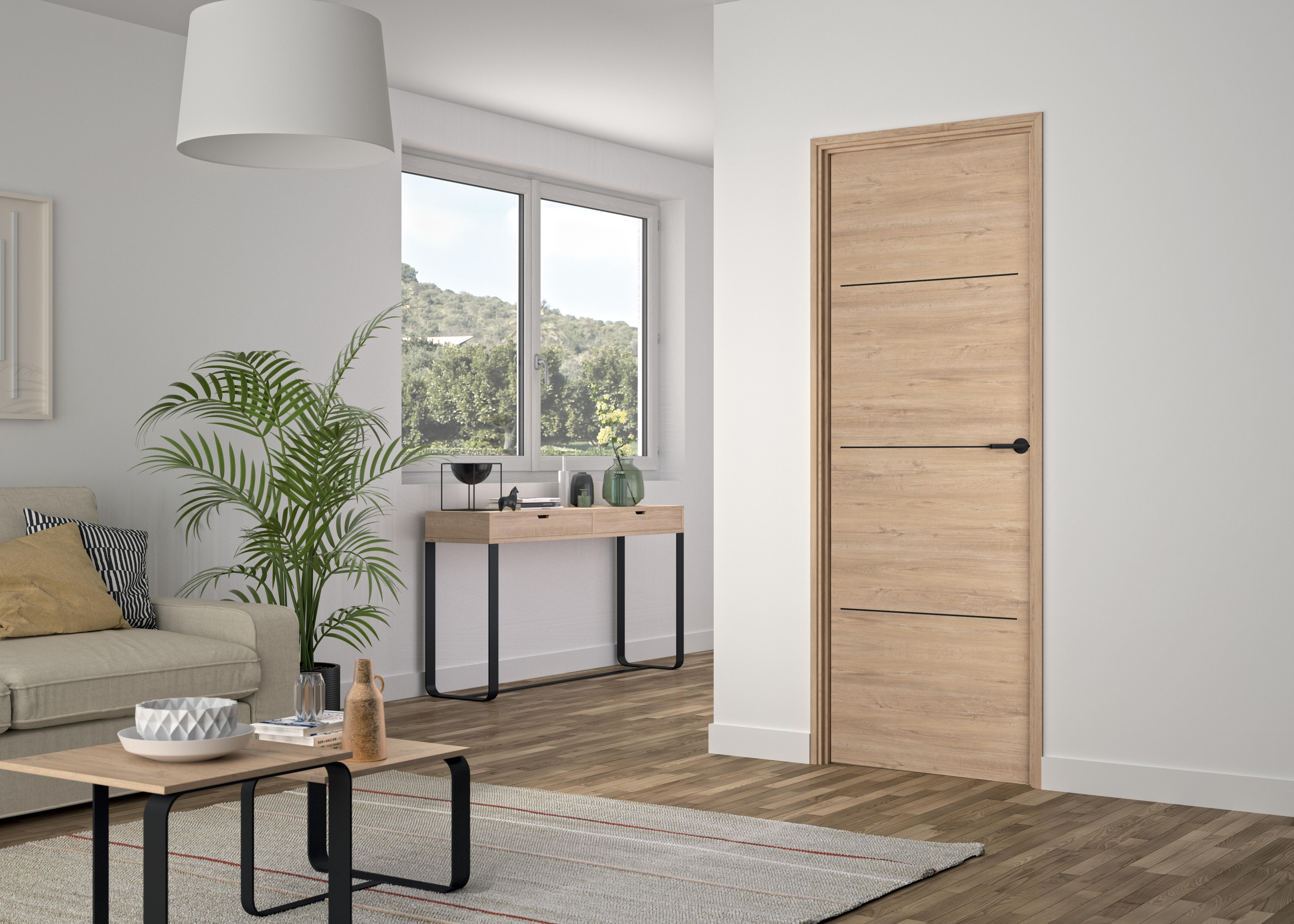 Bloc porte MDF Leroy Merlin