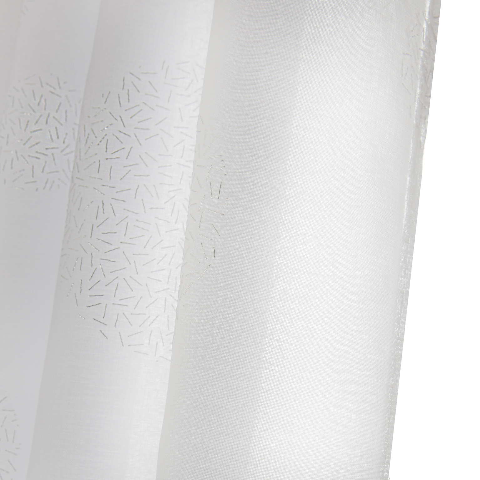 Voilage tamisant, Uranus, blanc H.240 x l.140 cm - 2