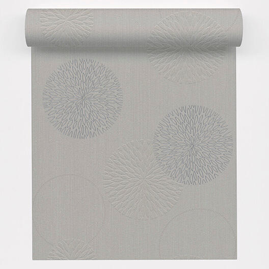 Papier peint vinyle Spot bulles gris - 3