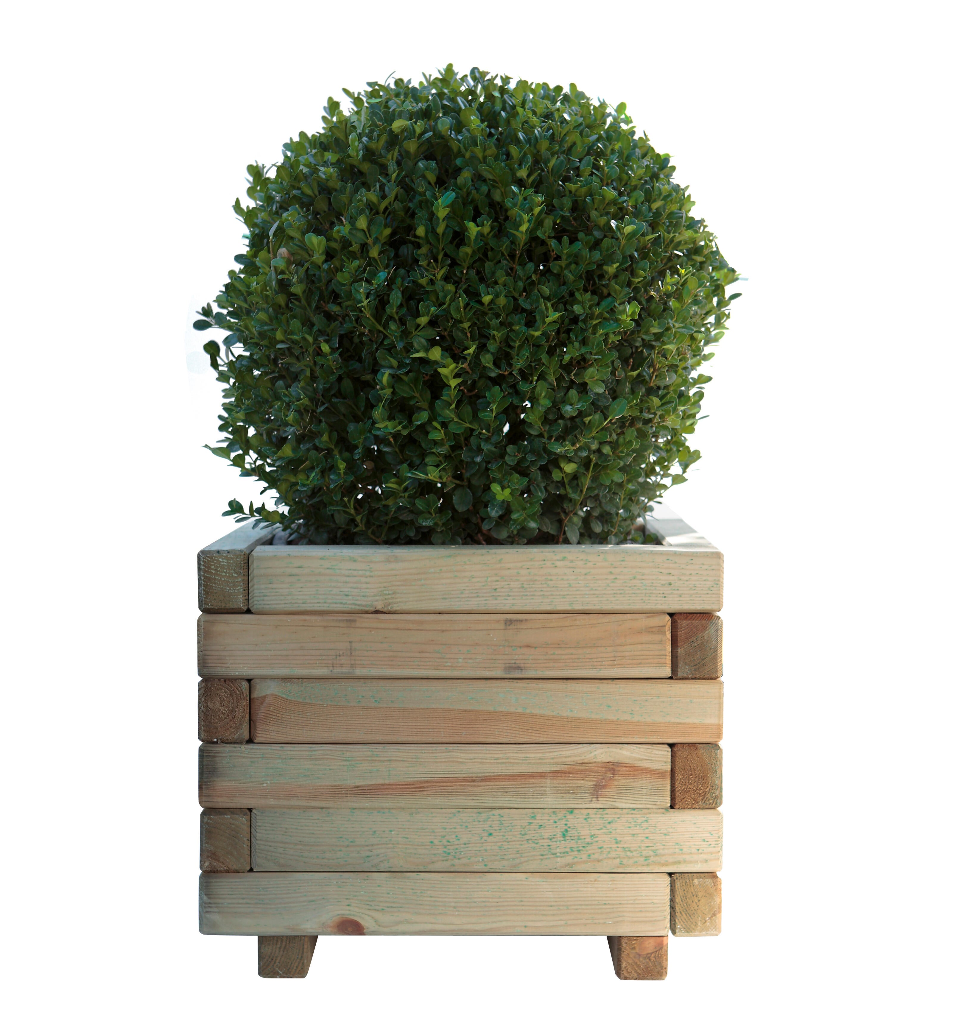 Bac Stockholm carré en pin traité BURGER CERLAND,  L.40 x l.40 x H.33 cm - 7