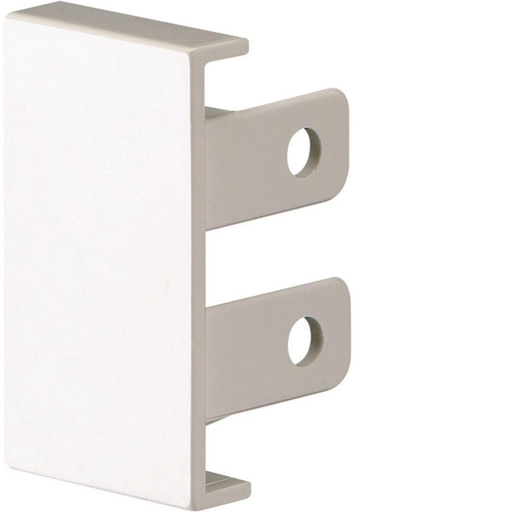 Lot de 2 embouts blanc pour moulure, H. 2.8 x P.2 cm - 2