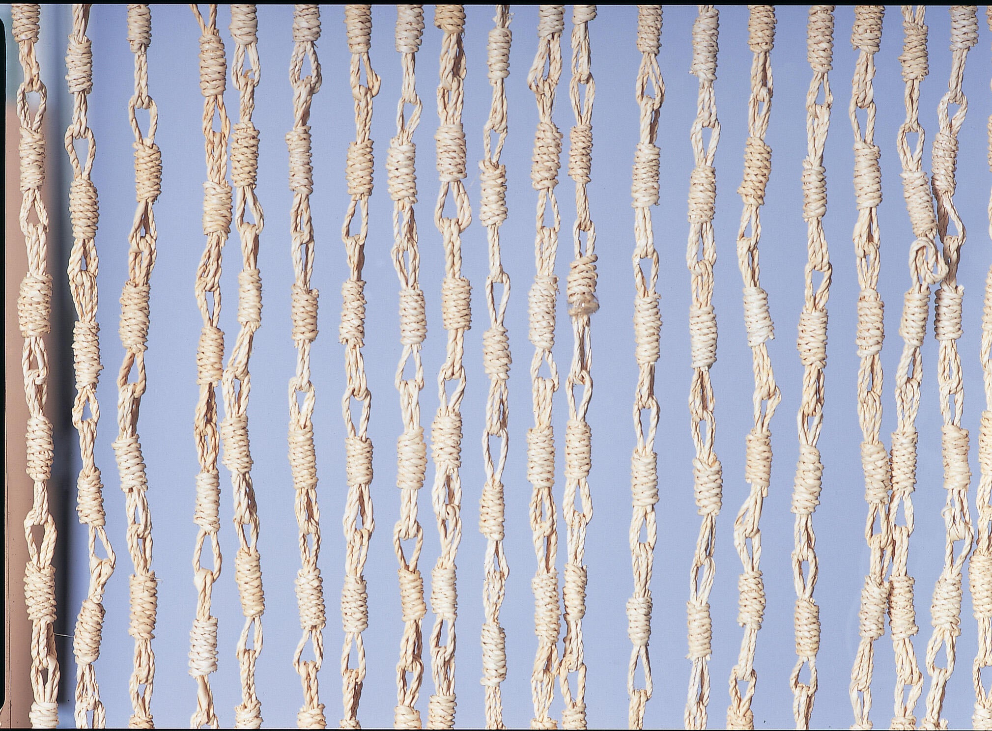 Rideau de porte en maïs, l.90 x H.200 cm, beige, E 107 naturel - 3