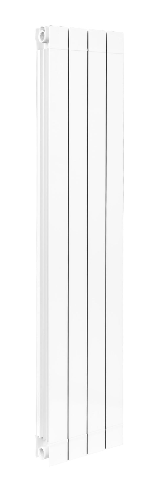 Radiateur eau chaude vertical PRODIGE Novaflo blanc, 1000W H.146.6 x l.32 cm