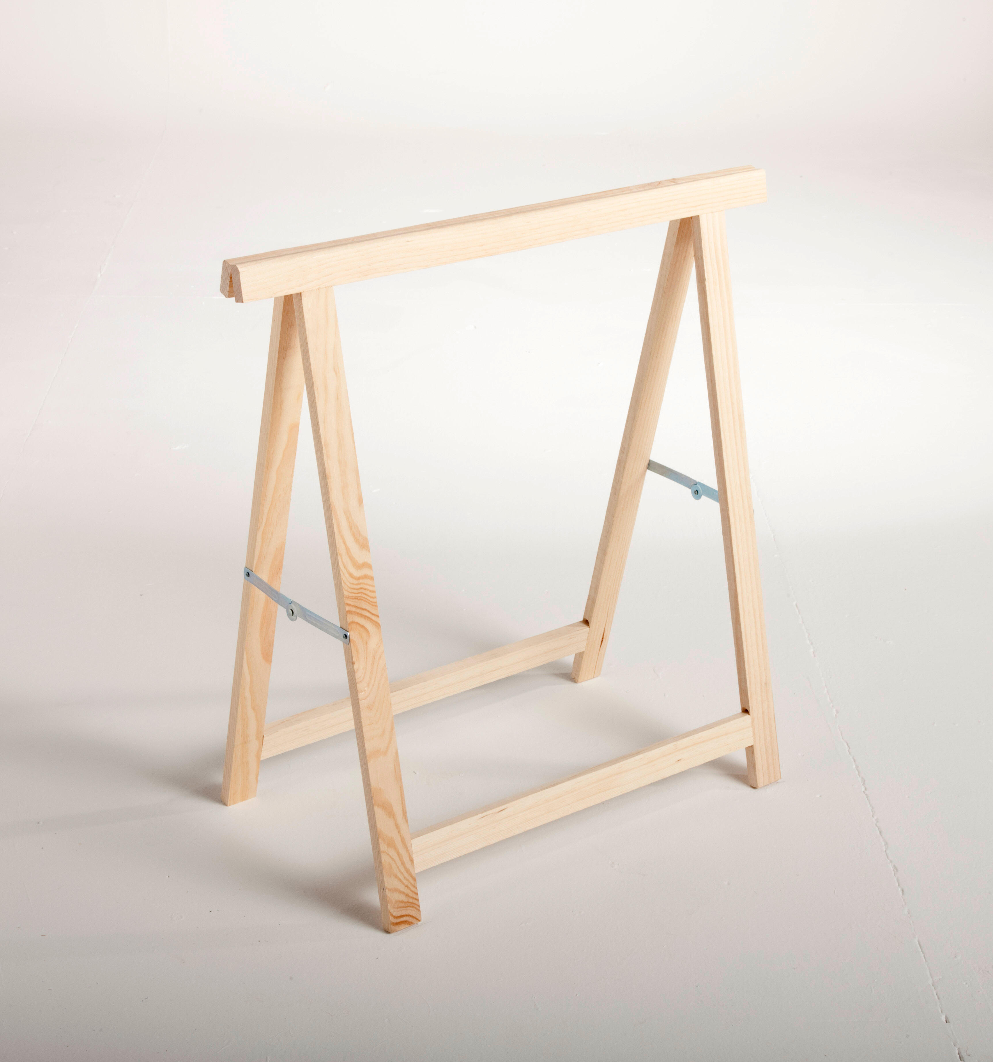 Cavalletto pino Standard L 73.5 x P 73.5 x H 74 cm legno naturale - 5