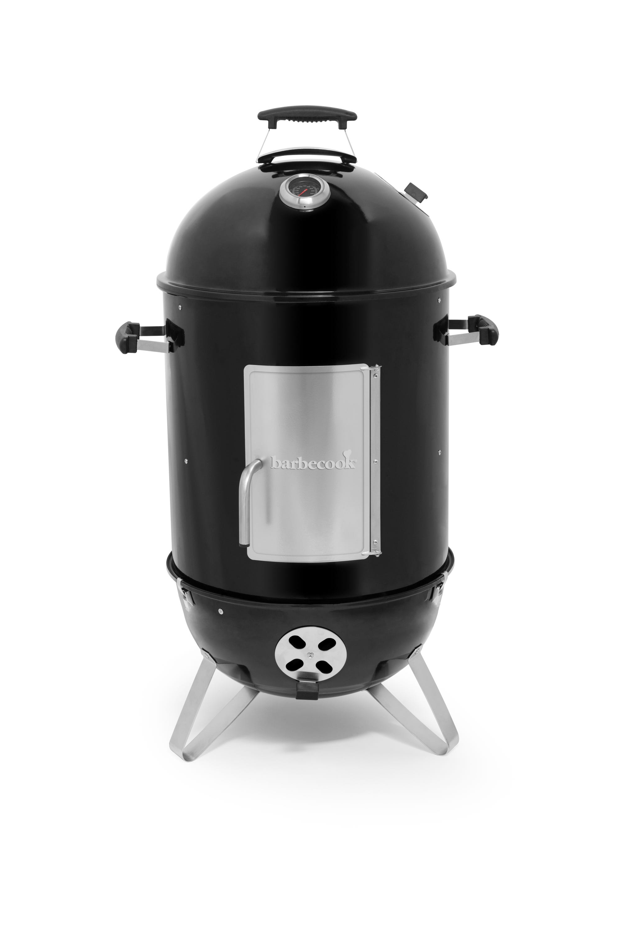 Fumoir charbon de bois BARBECOOK Oskar moyen modèle noir | Leroy Merlin