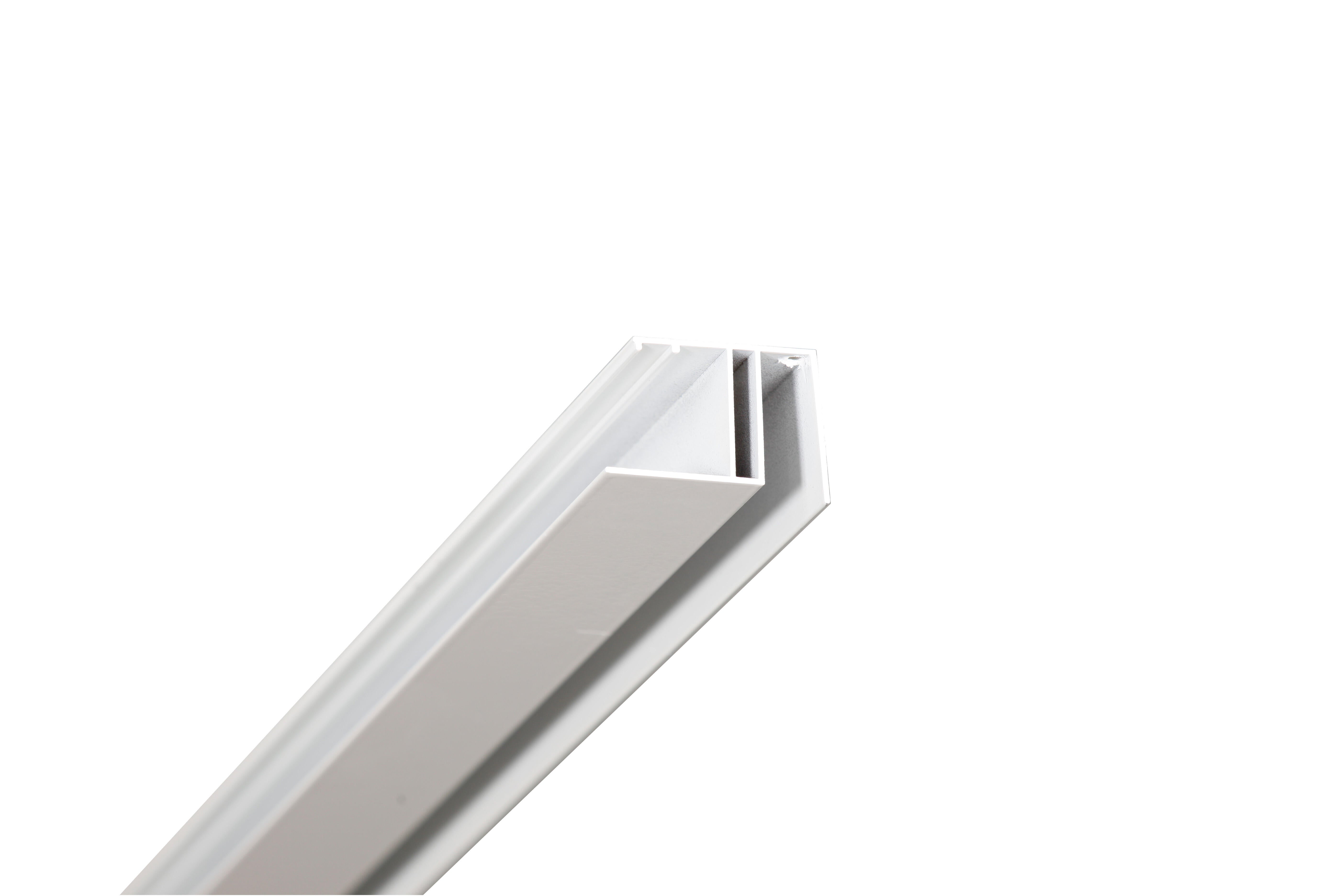 Profil bordure pour plaque ep. 16 mm blanc laqué, L.4 m - 2