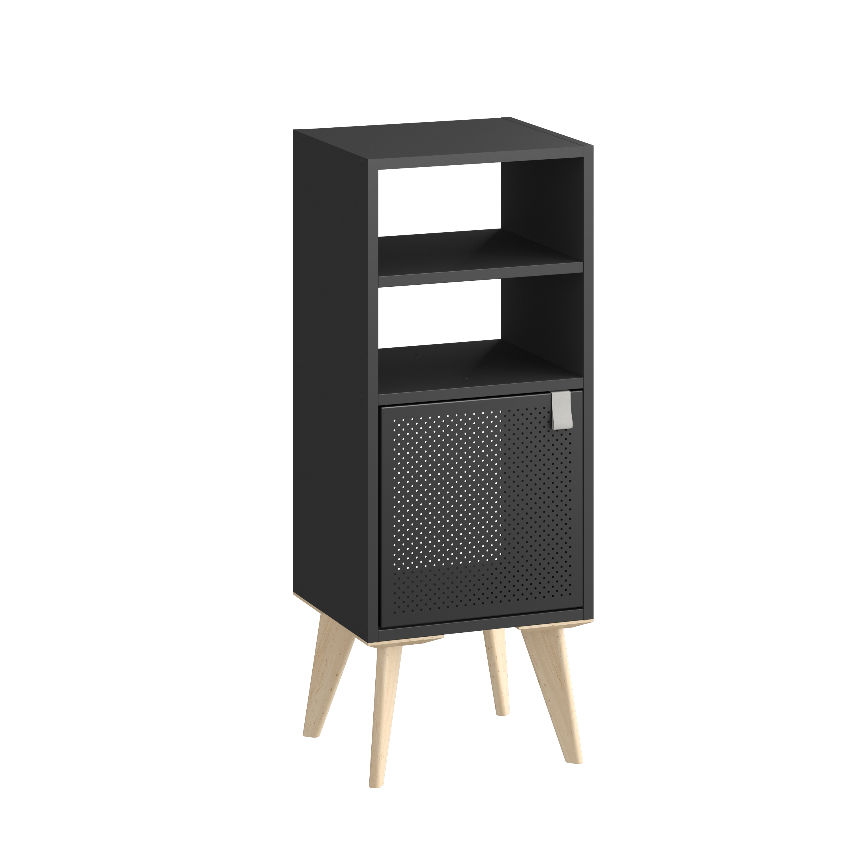 Półka prosta Spaceo Kub 32.7 x 31.5 x 1.6 cm grafit Spaceo - 13