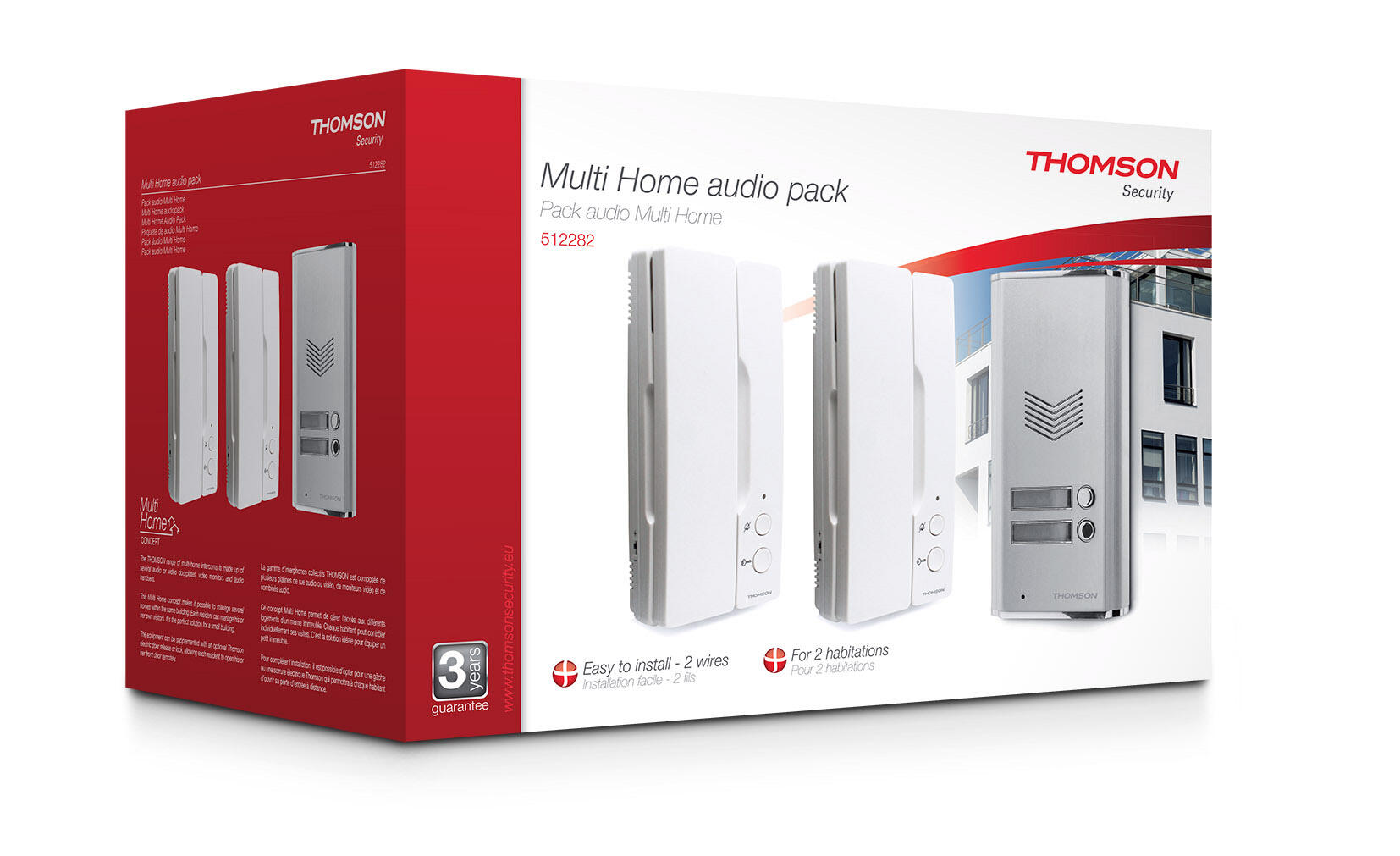Interphone collectif filaire THOMSON Multi home - 3