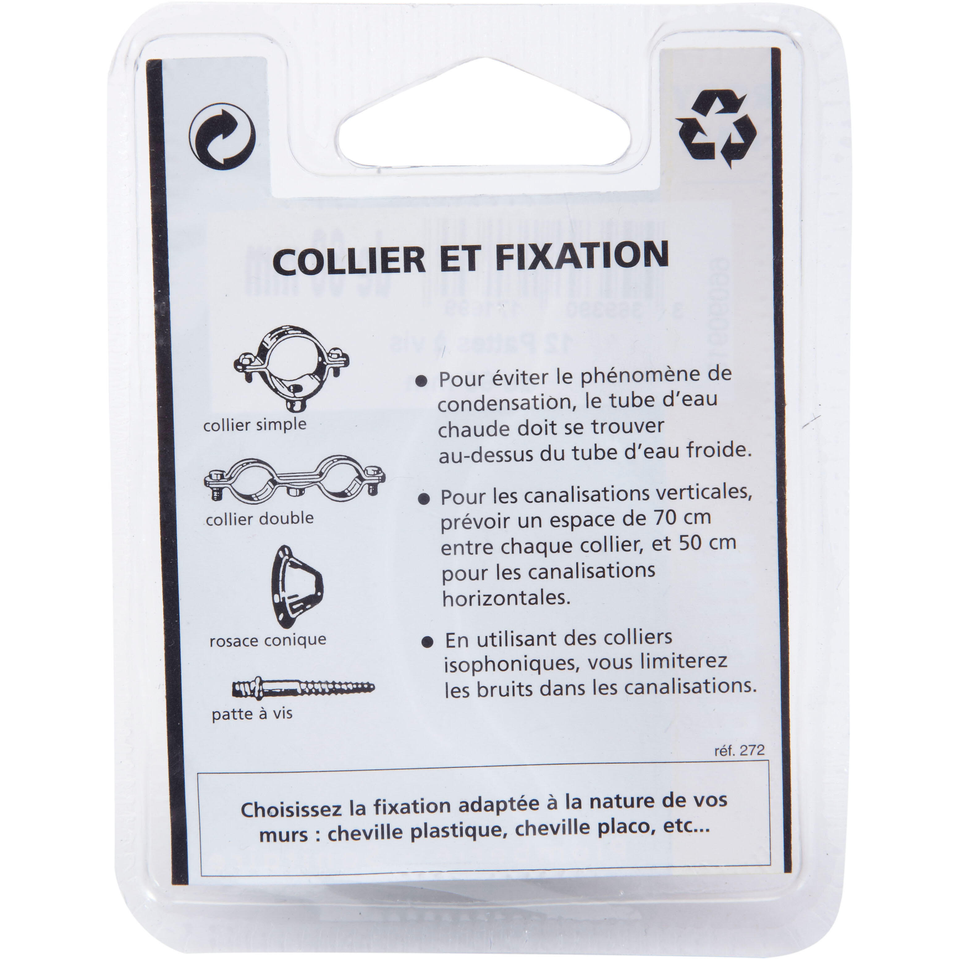 Lot de 12 pattes à vis en acier à visser - 3