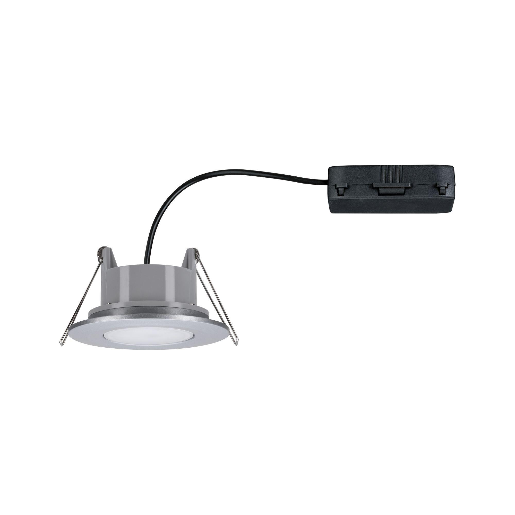 Spot à encastrer orientable Calla module LED IP65 4000K PAULMANN rond chrome - 3