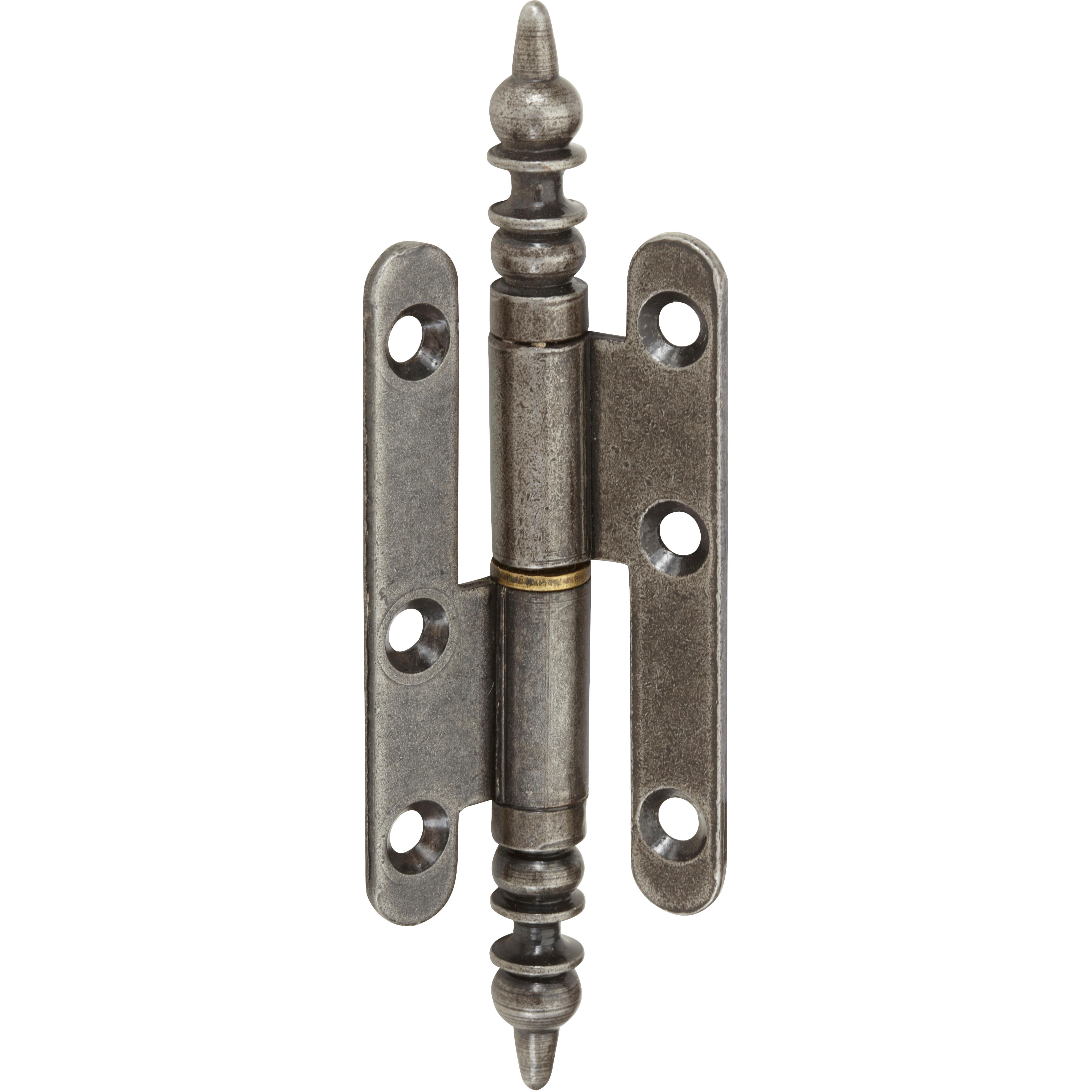 Paumelle acier pour meuble HETTICH, L.80 x l.45 mm - 2