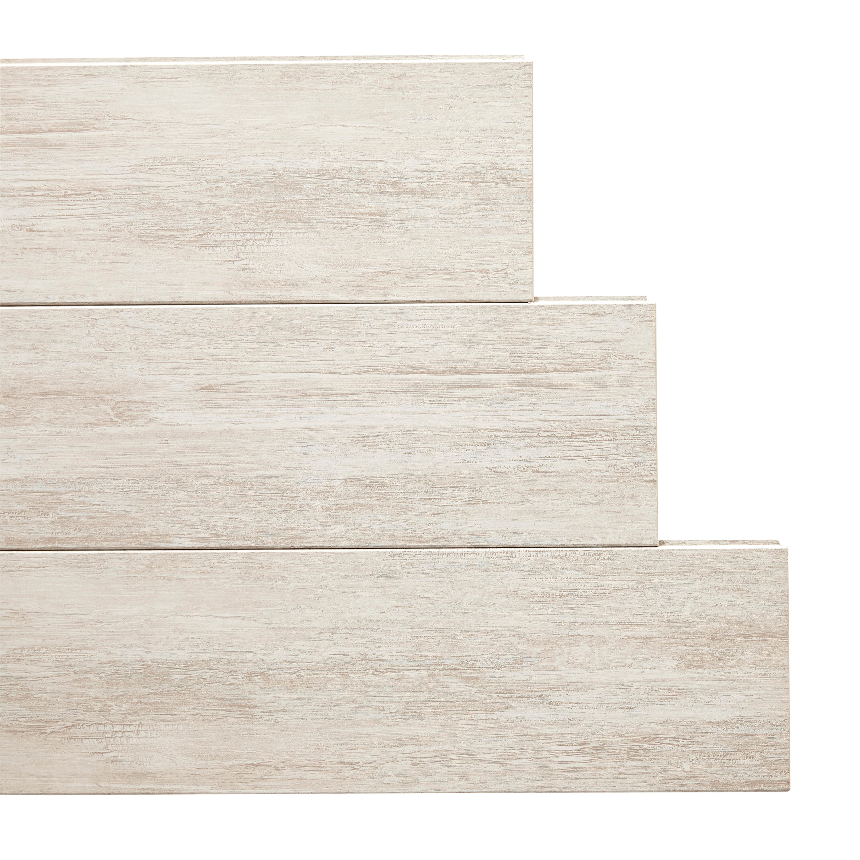 Lambris MDF revêtu, décor chêne vintage, L.129 x l.19 cm, Ep.8 mm - 2