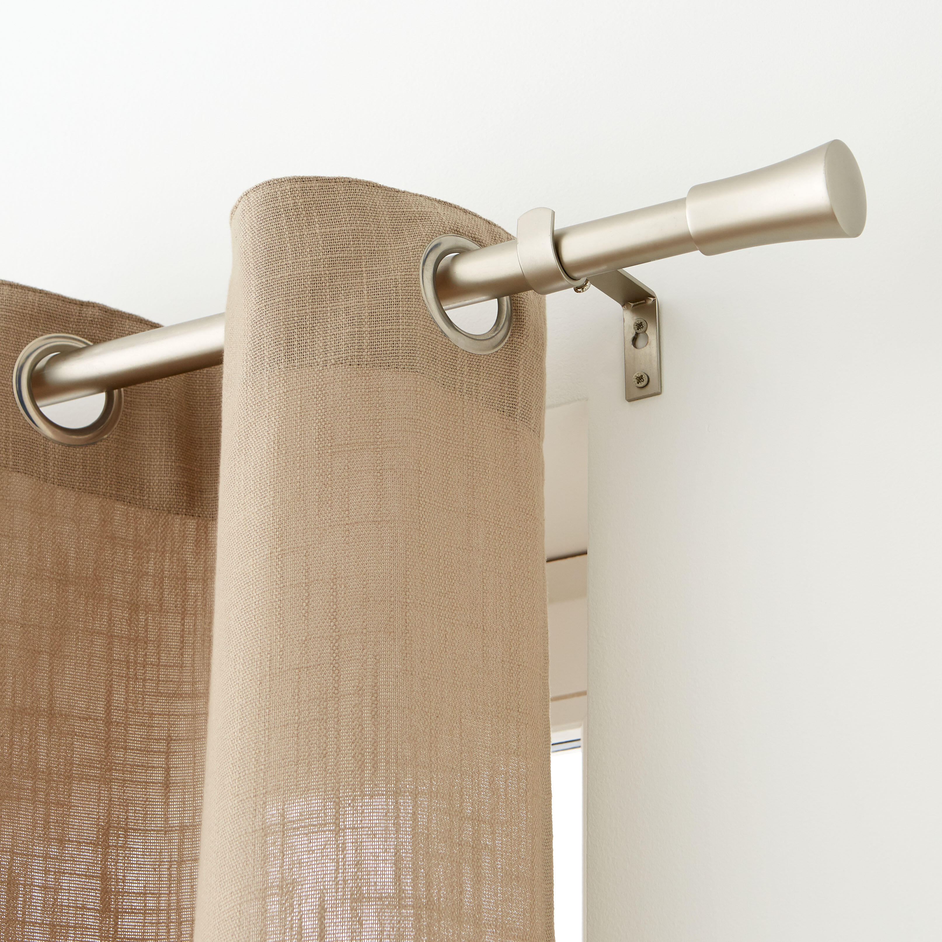 Rideau tamisant, Joey coton, beige H.250 x l.140 cm - 3