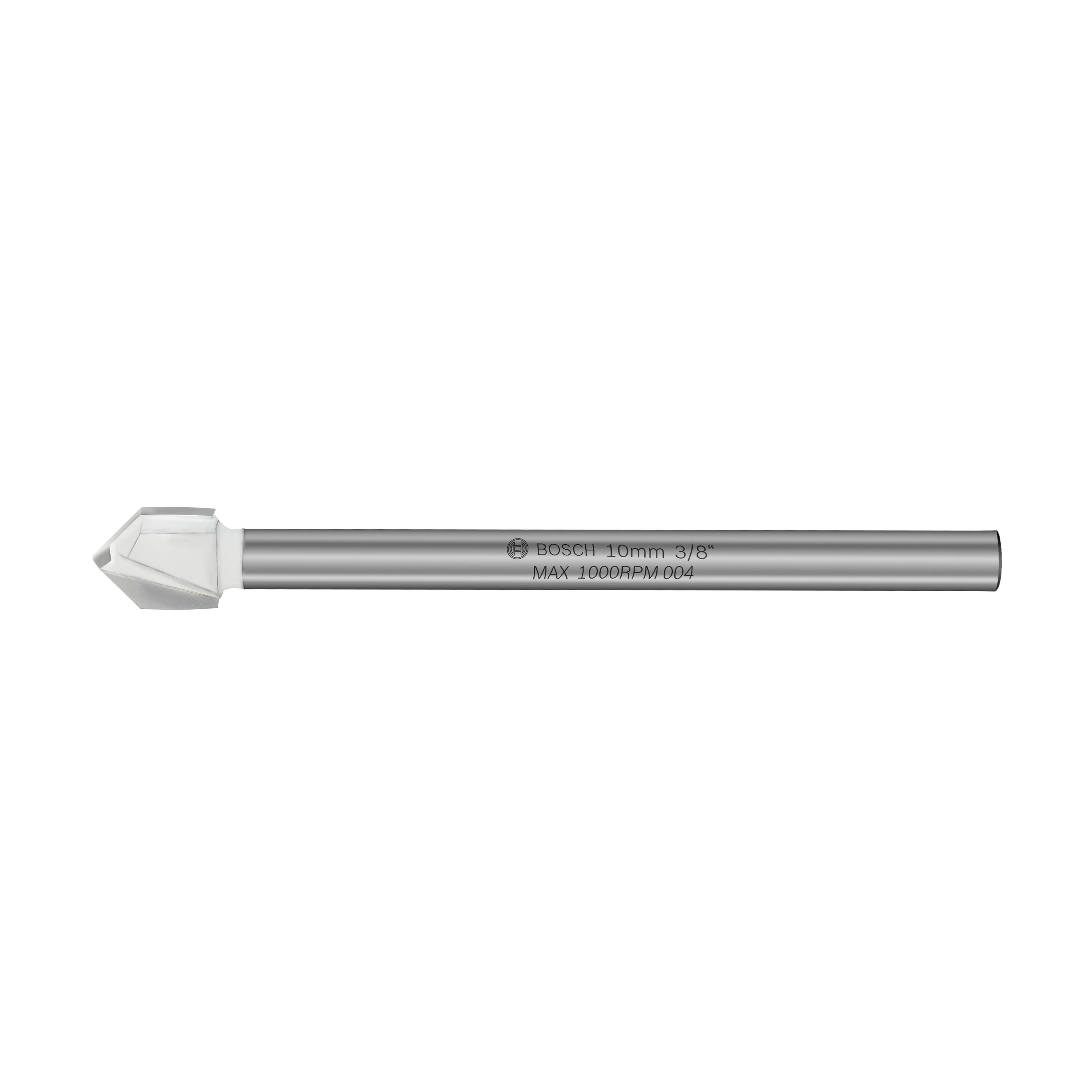 Punta per vetro e piastrelle morbide codolo cilindrico BOSCH CYL-9 SoftCeramic  L 80 mm ø 6 mm - 4
