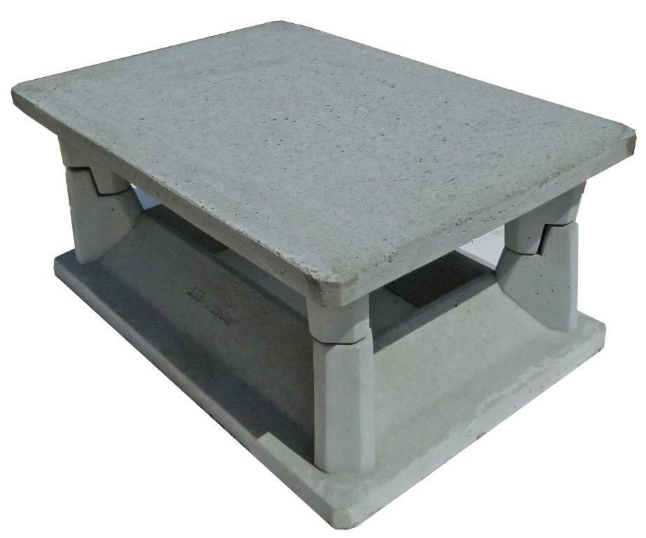 Aspirateur pour conduit de cheminée, gris, béton, 40x20 cm Leroy Merlin — free download