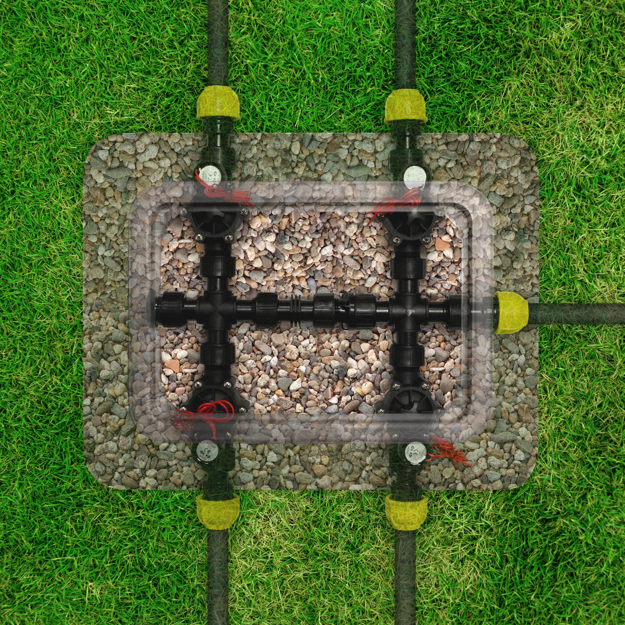 Regard rectangulaire 520*420*260 b53034 polypropylène - 2