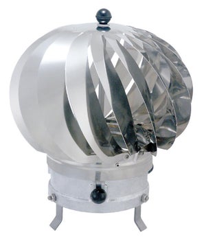 Chapeau De Cheminée Inox - Protection Anti-pluie Diamètre 14 Cm