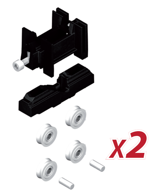 Chariot de rénovation pour baie coulissante - 4