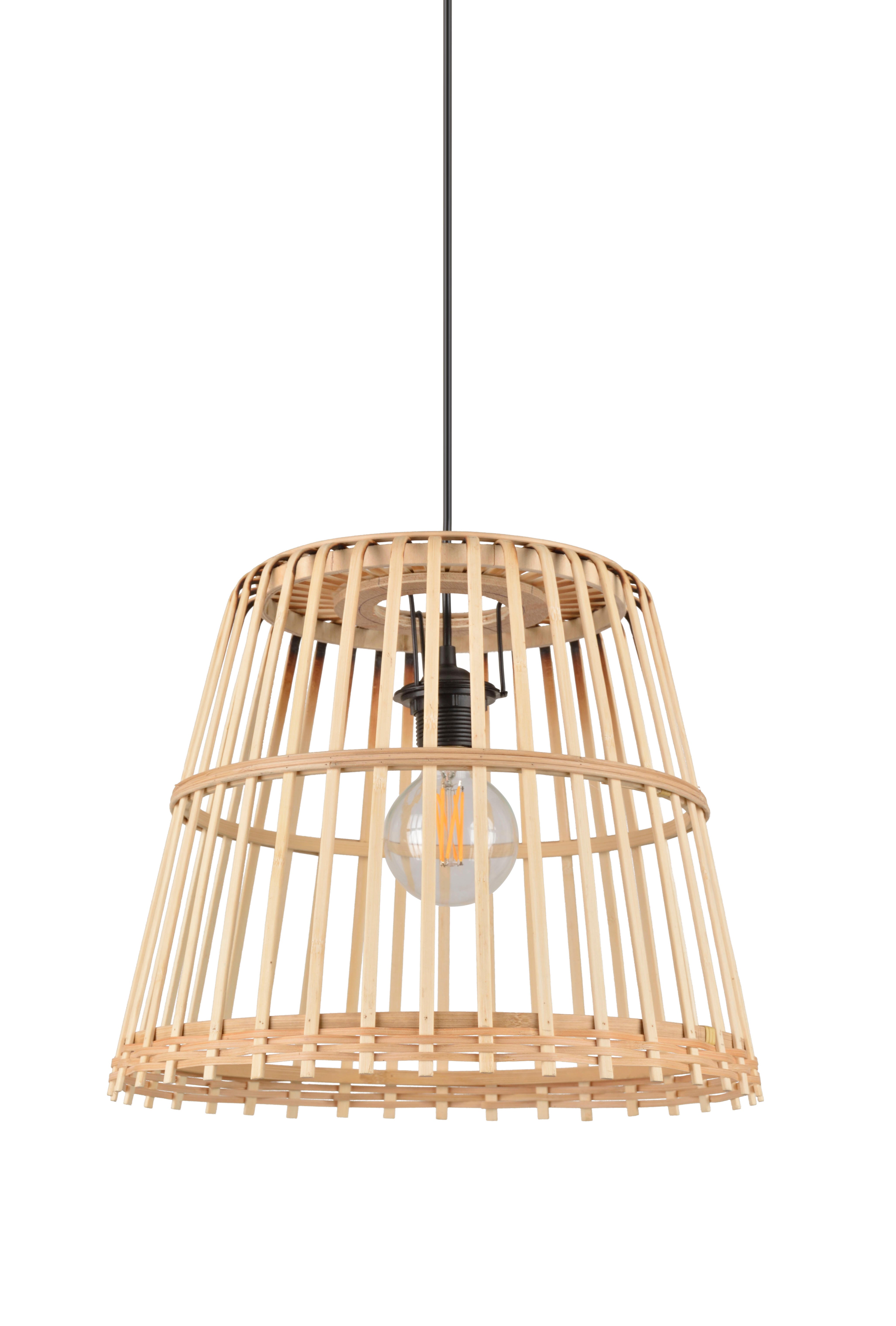 Suspension Cortes bambou, beige, Diam.37 cm, E27 - 5