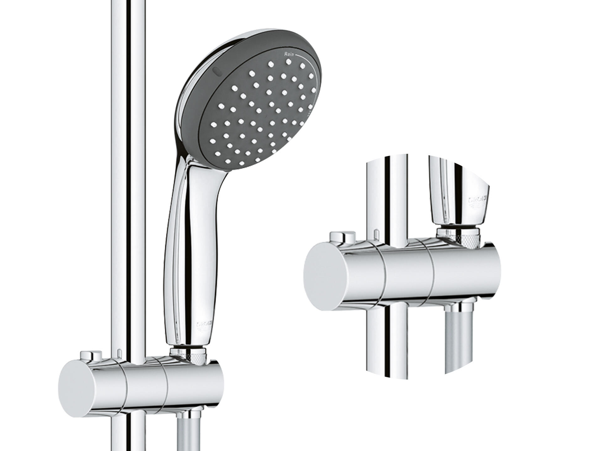 Colonna doccia senza miscelatore Vitalio Start cromo - 7