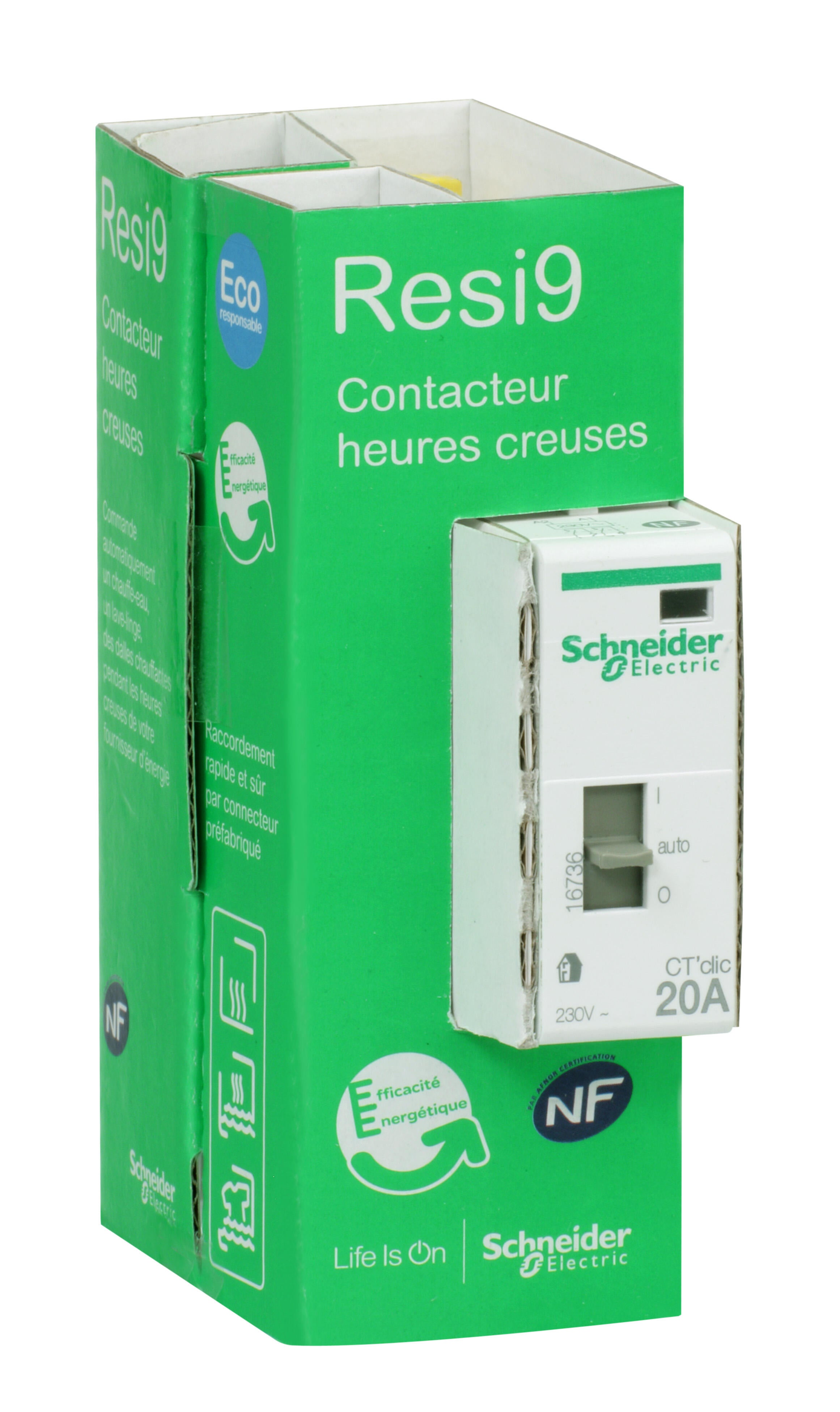 Schneider Electric Resi9 - Kit De 6 Supports Universels Goulotte 13M - R9H13537