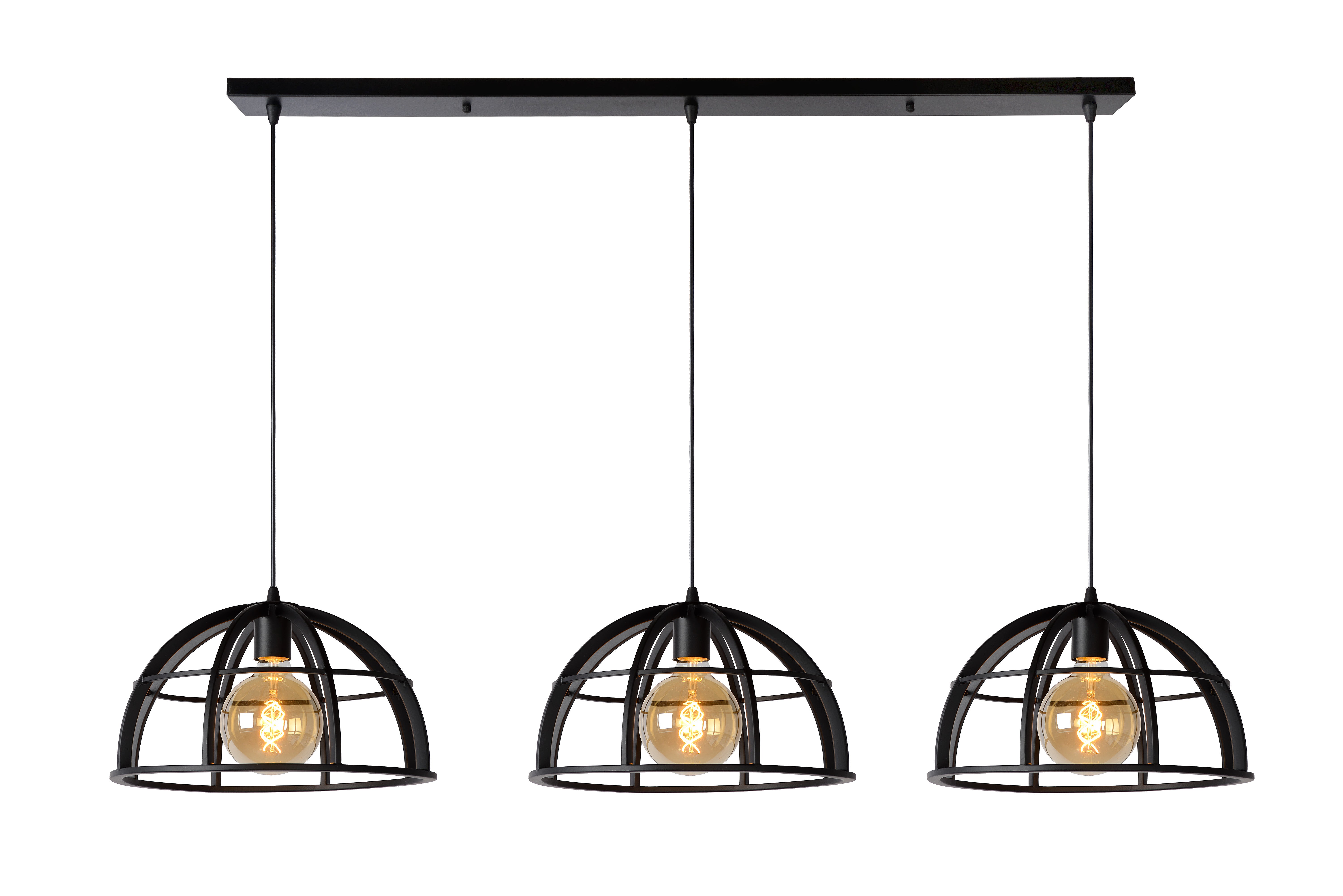 Suspension Dikra acier, noir, Diam.40 cm, E27 - 3