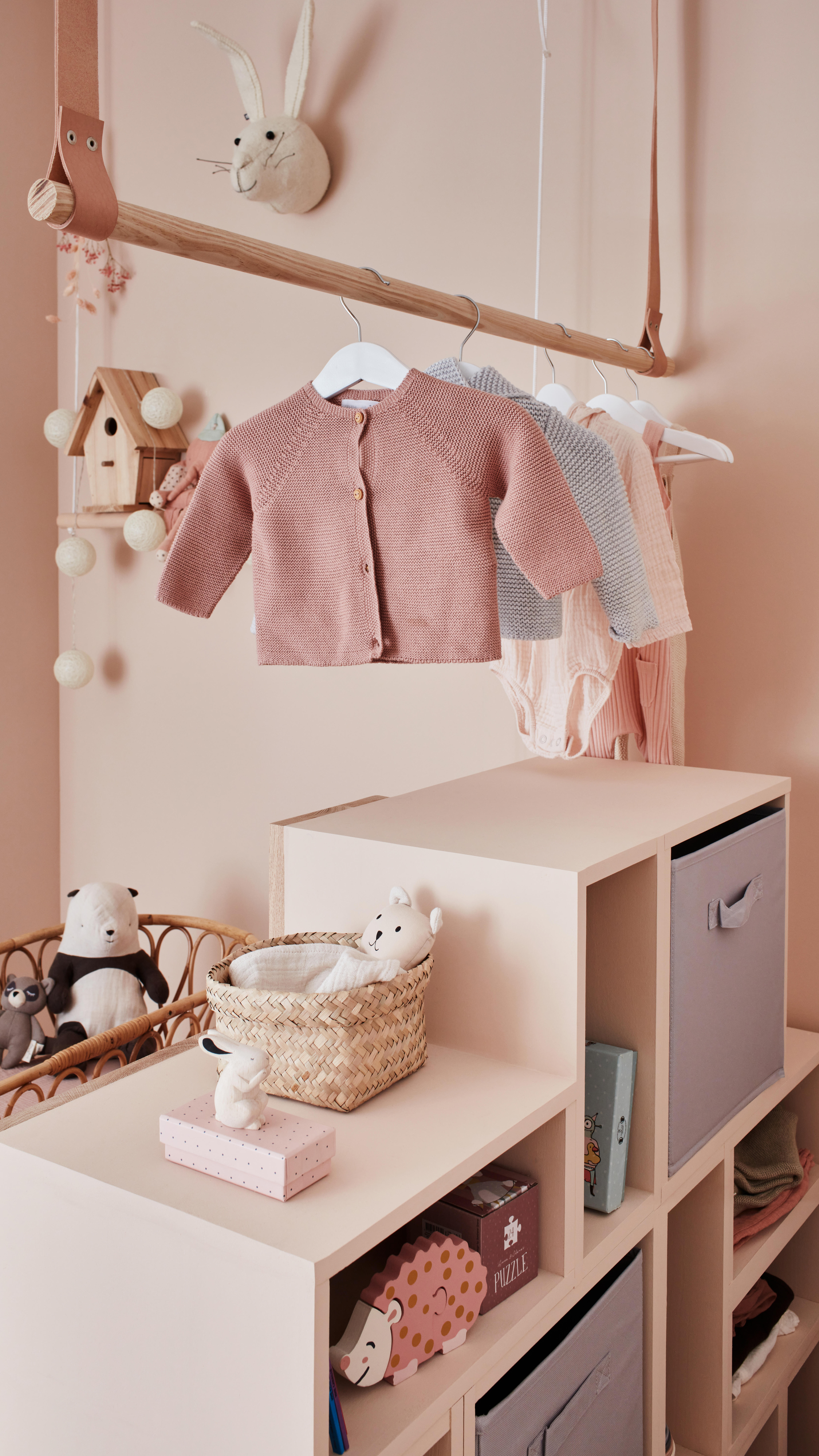 Panier SPACEO Kub beige H.31 x l.31 x P.31 cm - 7