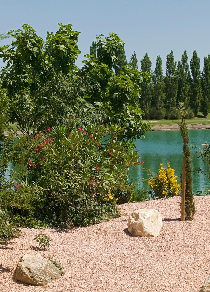 Bigbag gravillons calcaire rose 8/14mm, 350 kg - 2