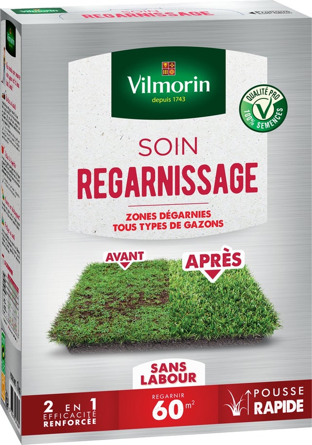 Soin regarnissage 2 en 1 VILMORIN, 60 m²