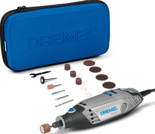 Outil rotatif multifonction DREMEL 3000 + 15 Accessoires, 130 W